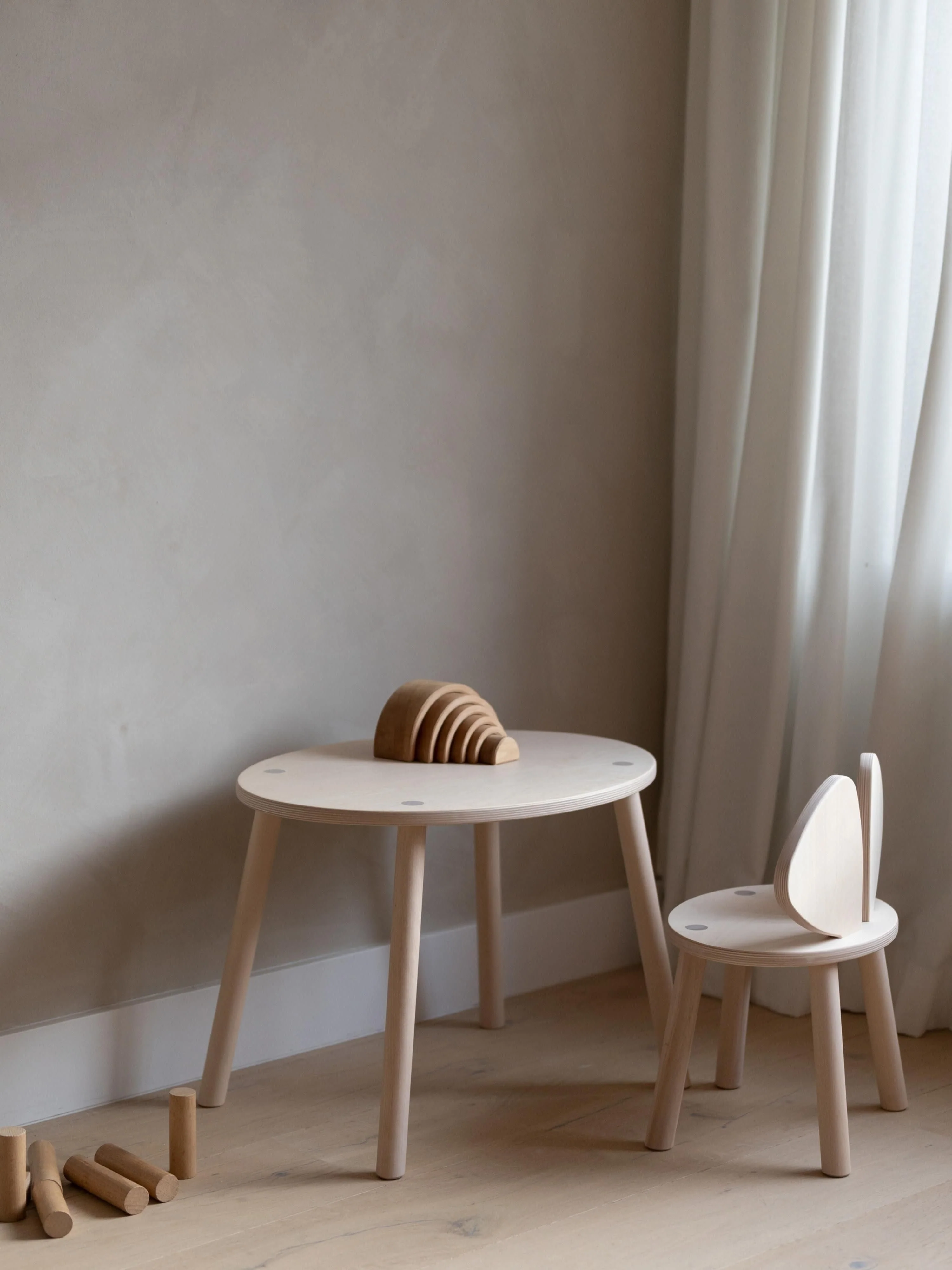 Kindertafel Mouse met kinderstoel