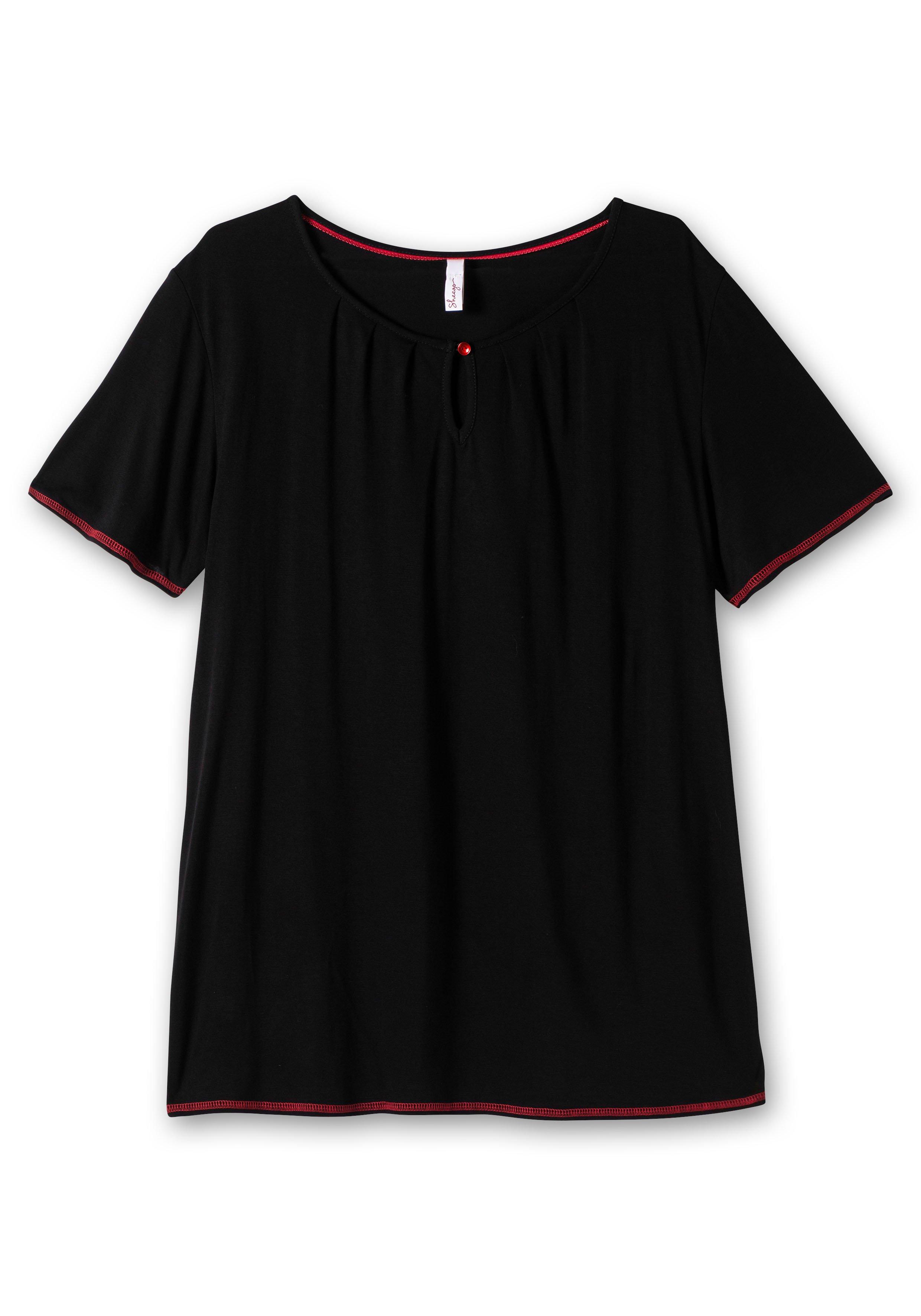 Shirt mit Flügelärmel und Cut-out vorn