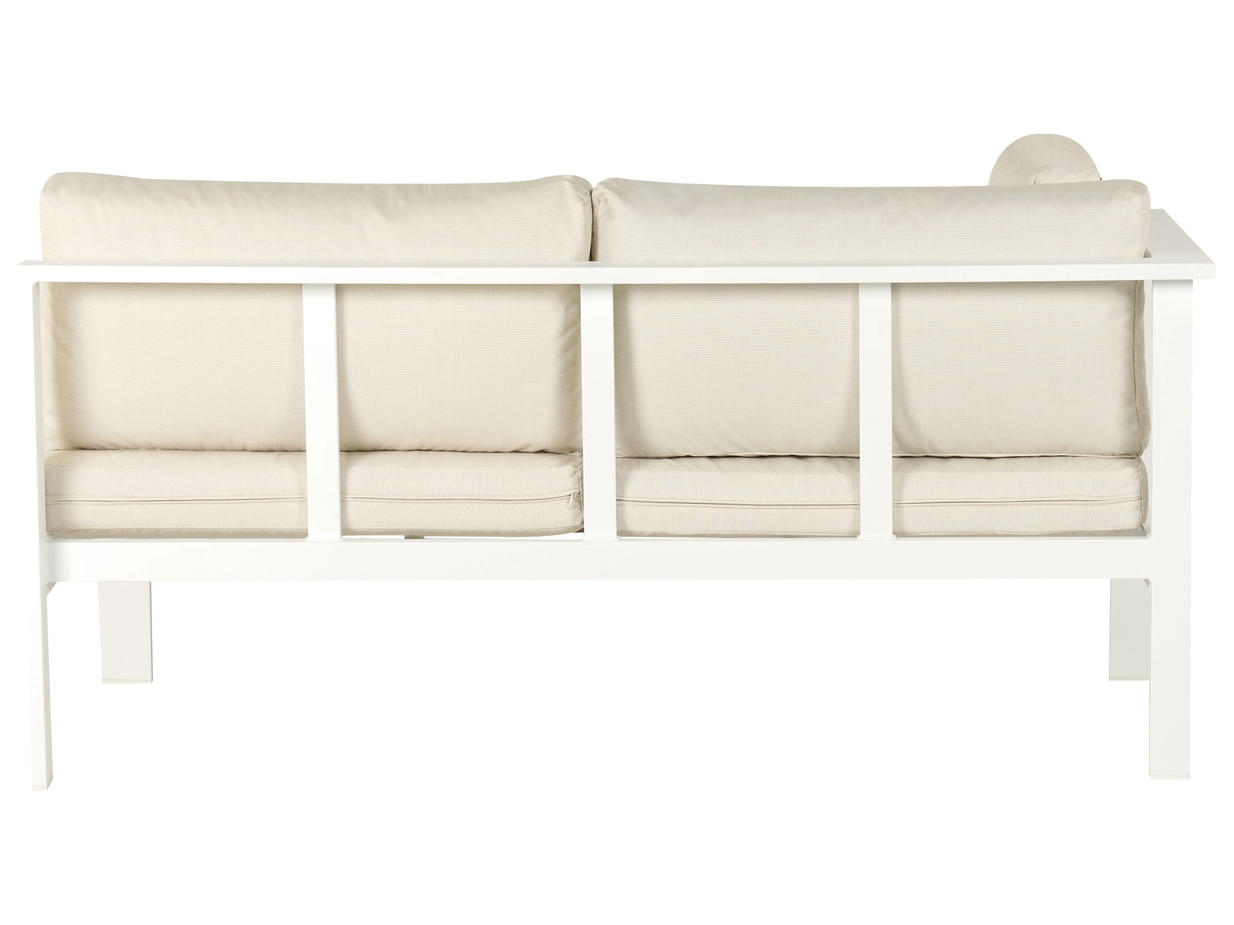 Tuin hoekloungeset met tafel 5-zits MESSINA linkszijdig Metaal Beige