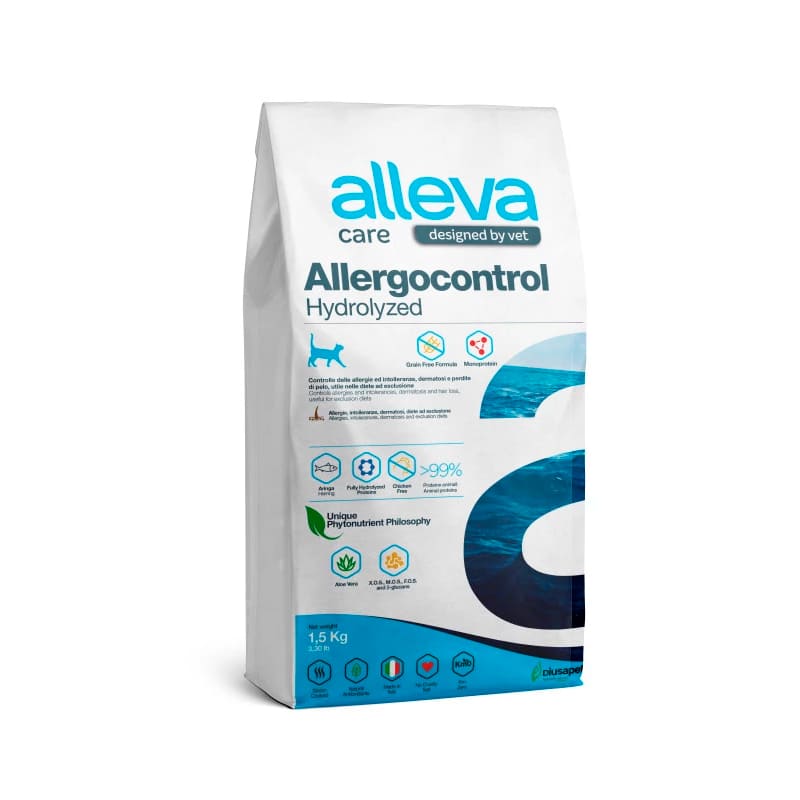 Controle de alergia hidrolisado Alleva Care para gatos