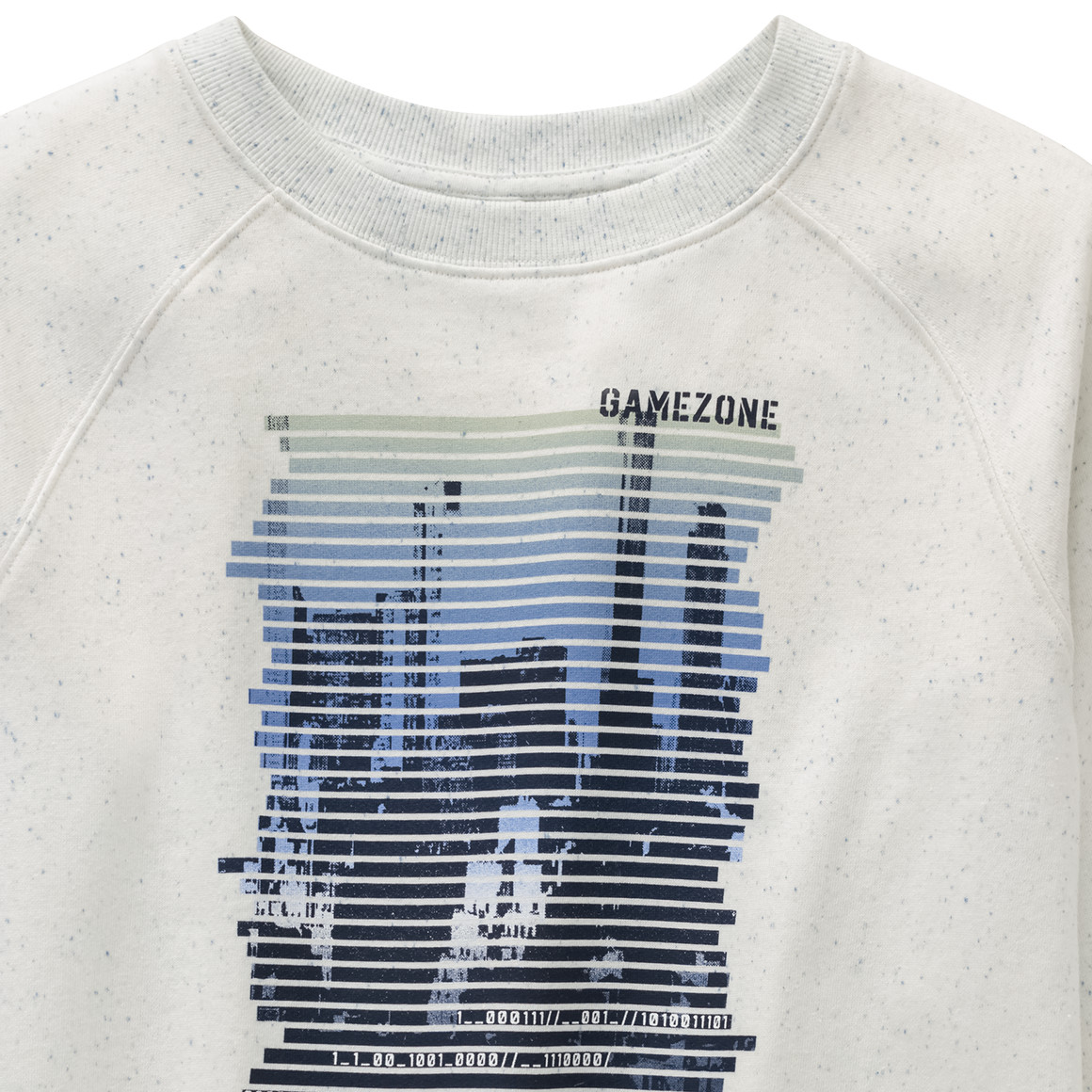 Yigga Jungen Sweatshirt mit Print creme