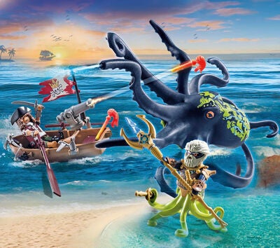 Playmobil 71419 Pirates Byggesett Kjempeblekksprut