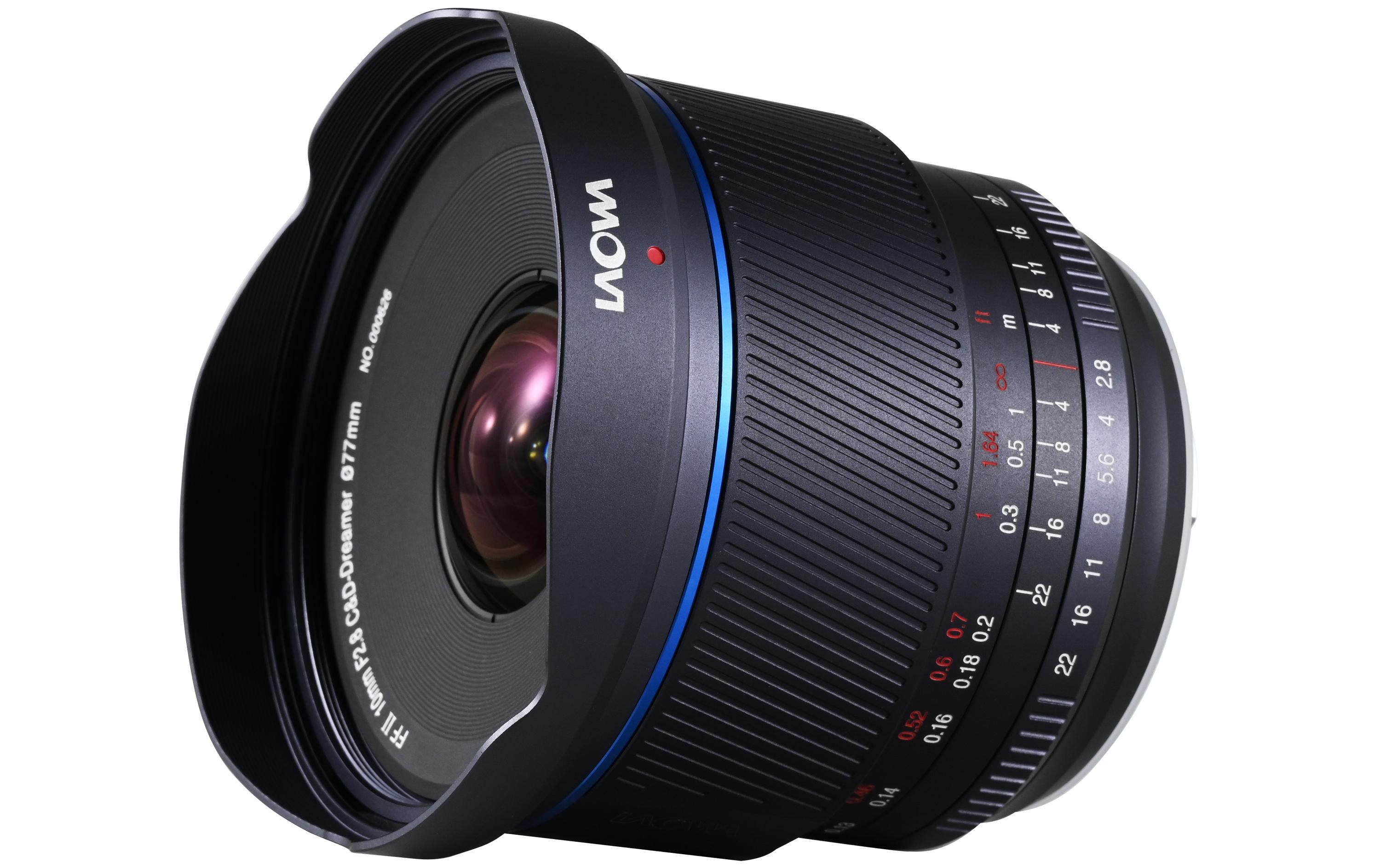 Festbrennweite 10mm F/2.8 Zero-D FF Manuell – L-Mount<br>Ultraweitwinkelobjektiv mit manuellem Fokus