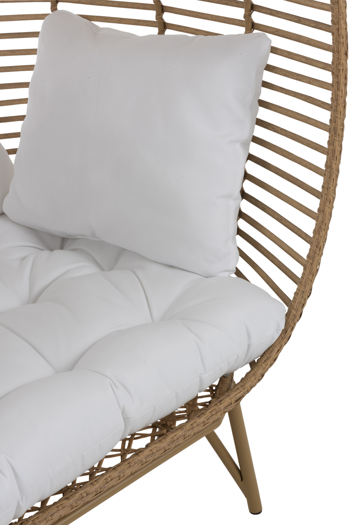 Fauteuil Ovaal staal naturel