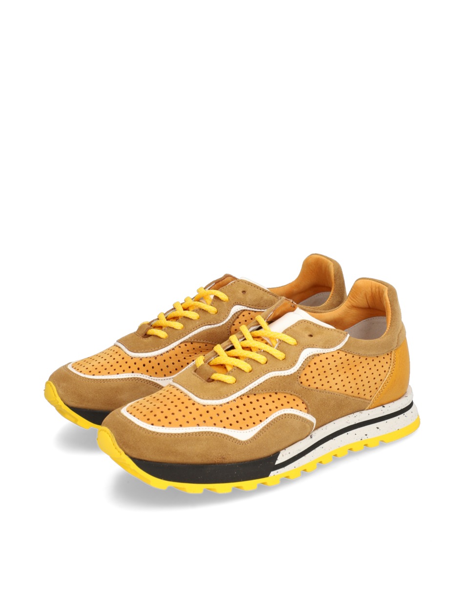 Lederkombi Sneaker