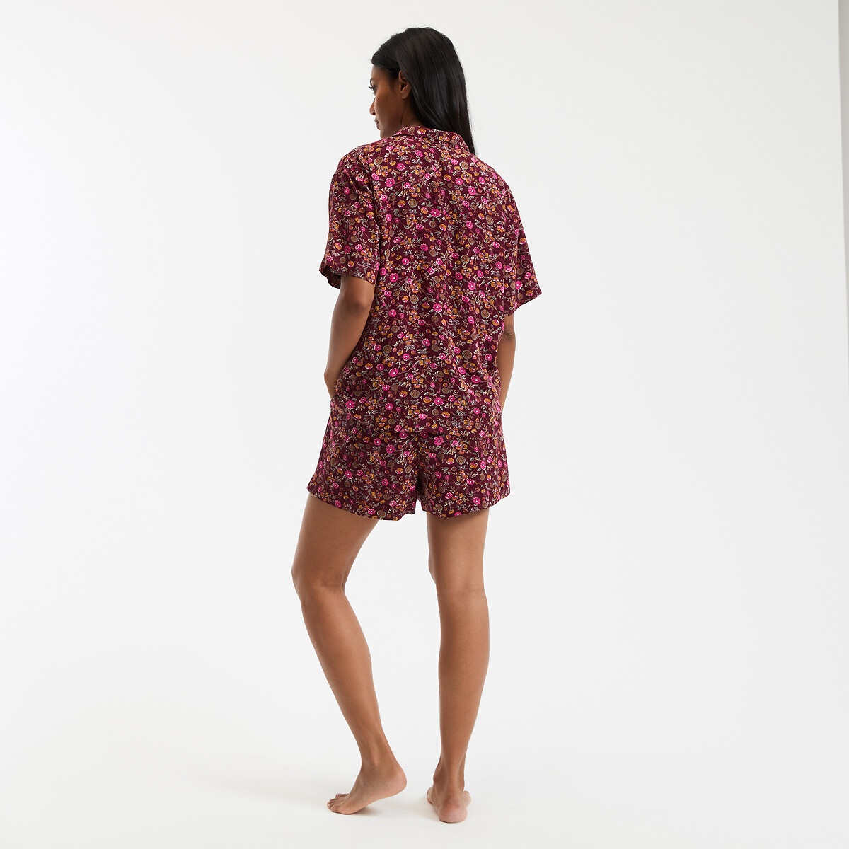 COLEÇÃO LA REDOUTE<br>Shorts de pijama macios, estampa floral