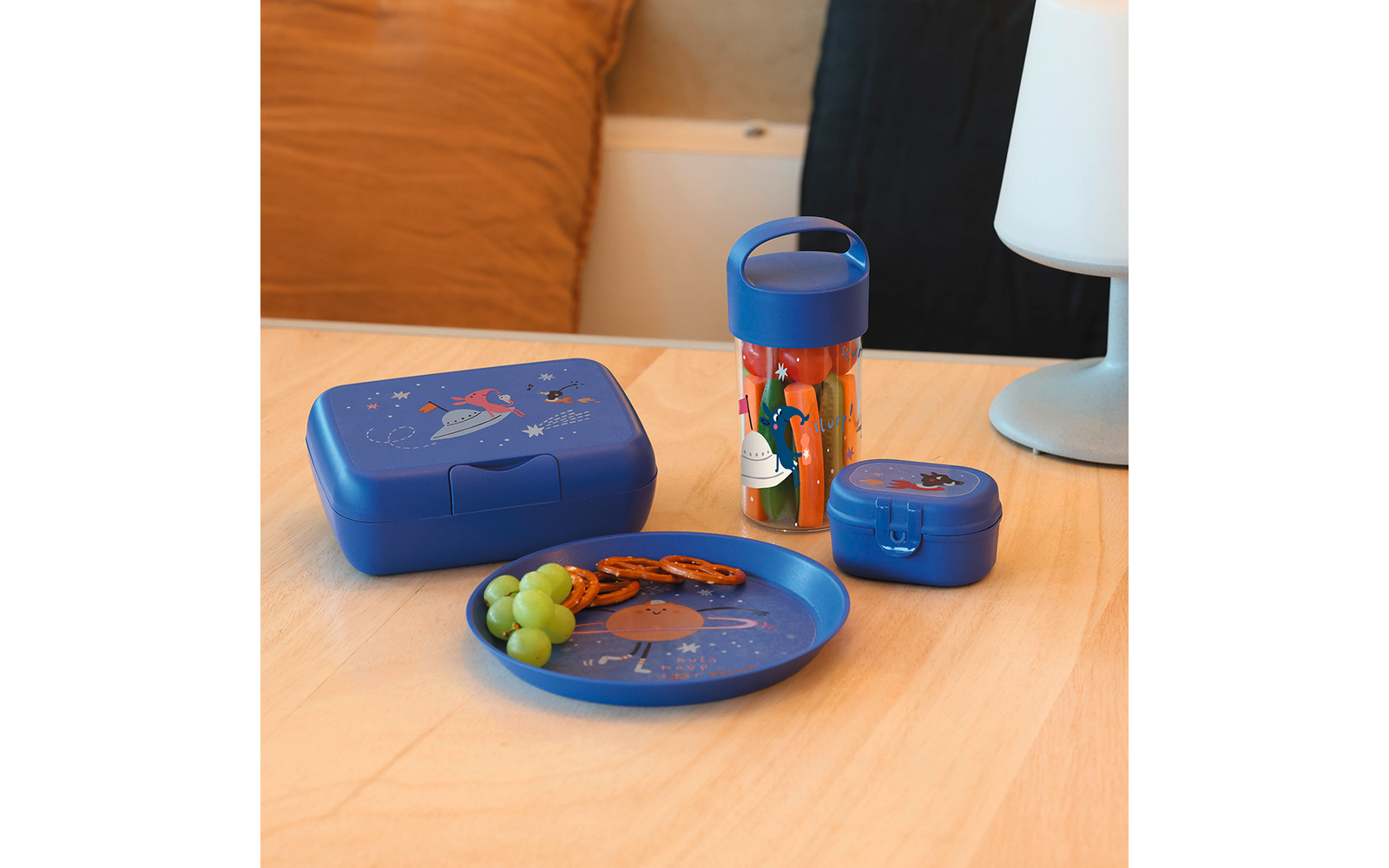 Koziol Connect Plate Kleiner Teller 205 mm organic blue space