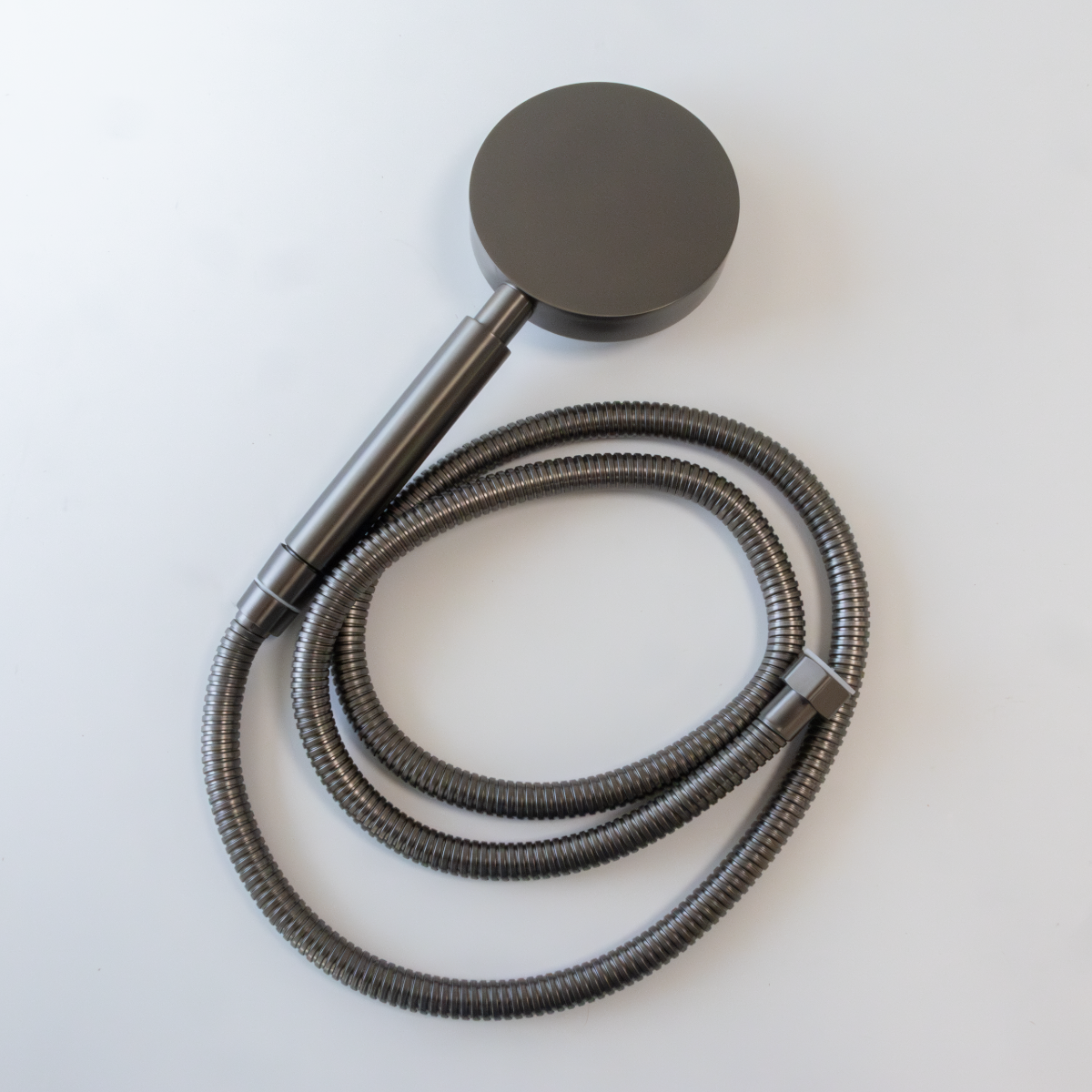 Saniclear Vision douchekop met slang verouderd ijzer - gunmetal