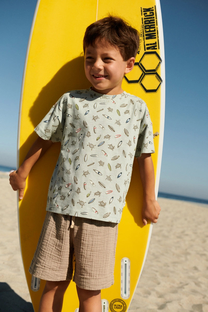 T-Shirt TOM in turtle surf