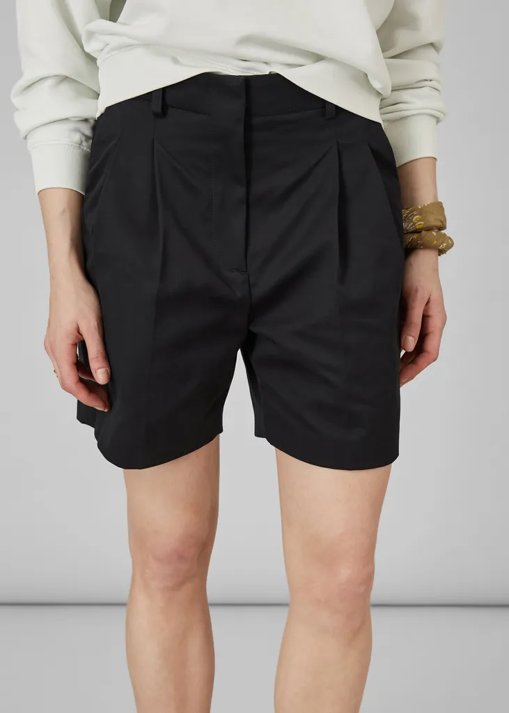 Short taille haute en twill de coton L'Exception Paris