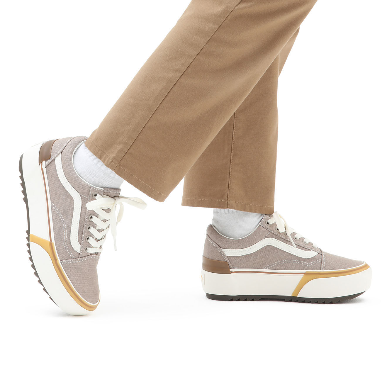 Vans Sneakers Old Skool Stacked beiges