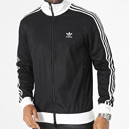 Veste Zippée A Bandes Beckenbauer II5763 Noir