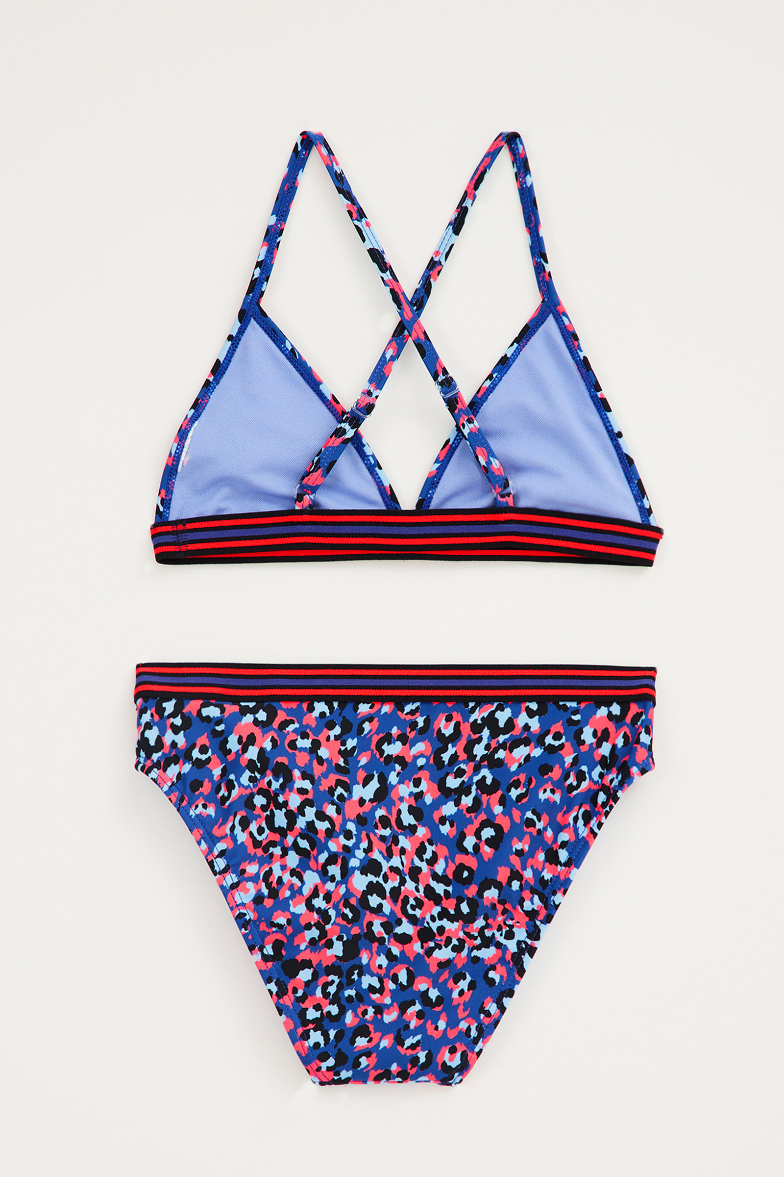 Meisjes bikini met dessin WE Fashion Kobaltblauw