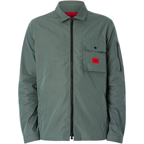 BOSS - Chaqueta Ligera Emmond Verde