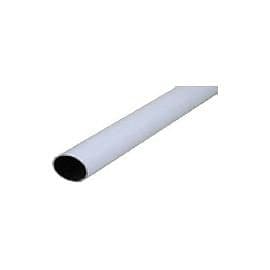 Tringle de penderie métal blanc Ø2,5 x 200 cm