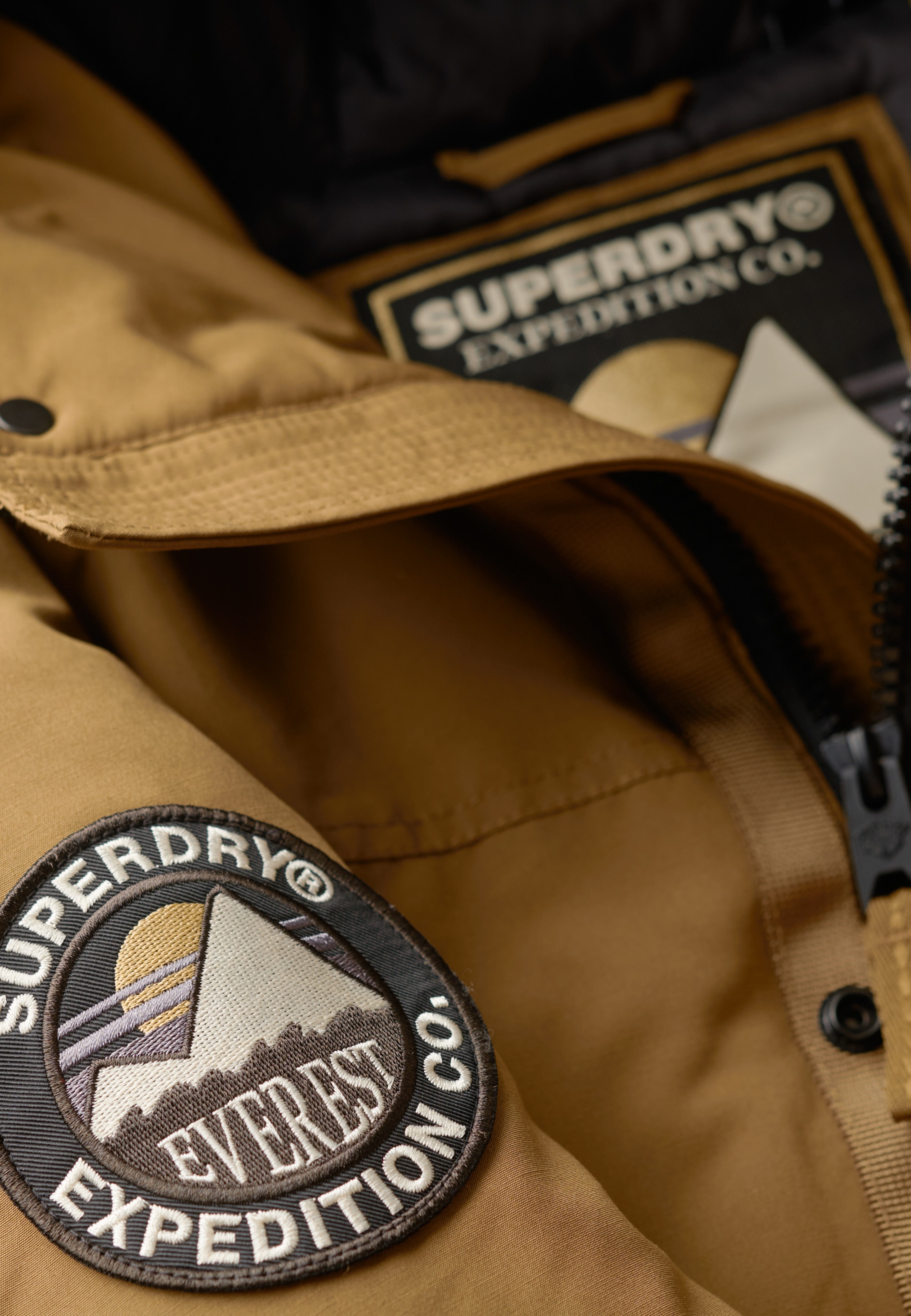 Superdry Parka »EVEREST FAUX FUR PARKA JACKET« mitKapuze