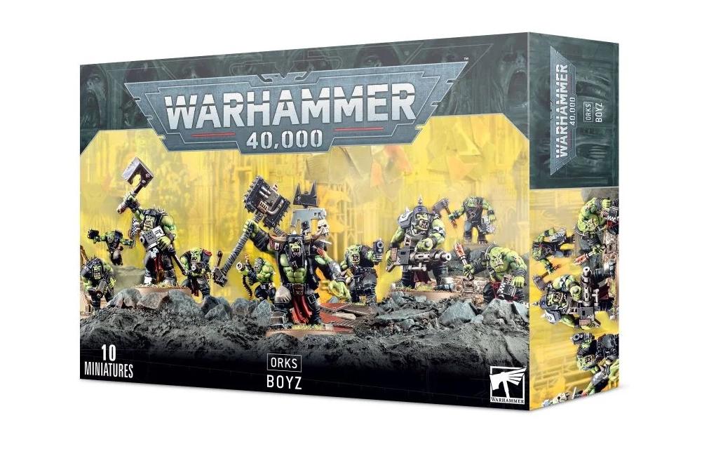 Figurenset Warhammer 40.000 Ork BoysWarhammer 40.000 Ork Boyz combat patrol