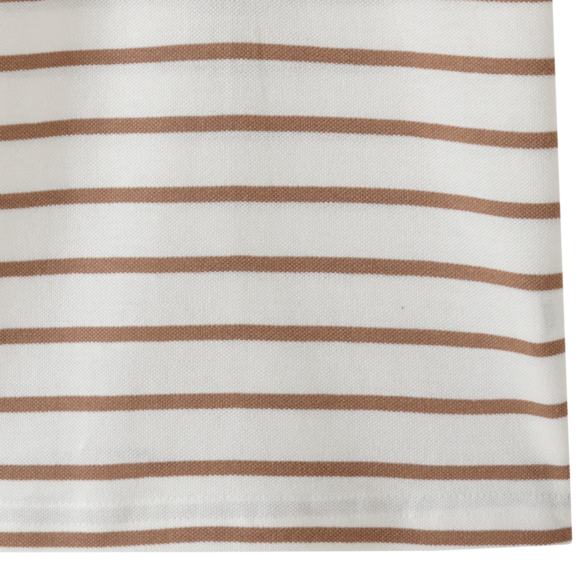 Topomini Baby Poloshirt mit Streifen cremeweiss / braun