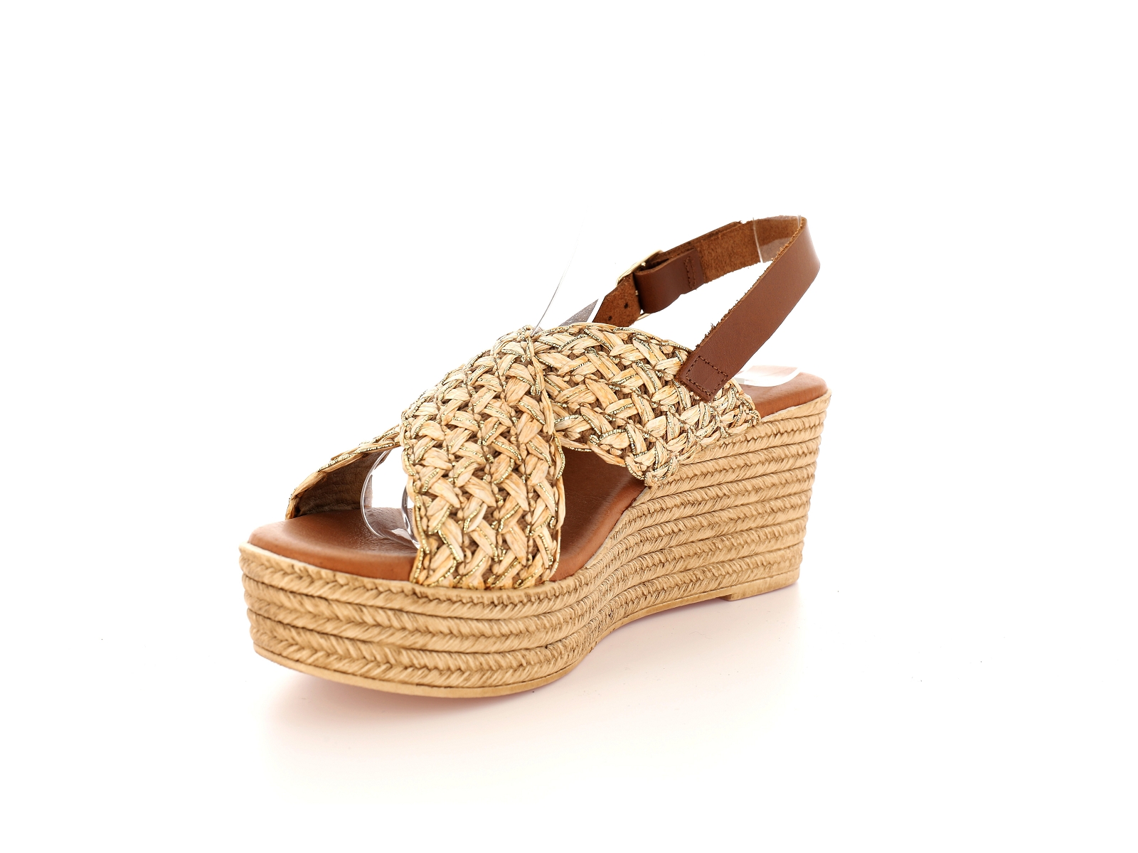 Chaussures du chateau-27228 Matières combinées Naturel
