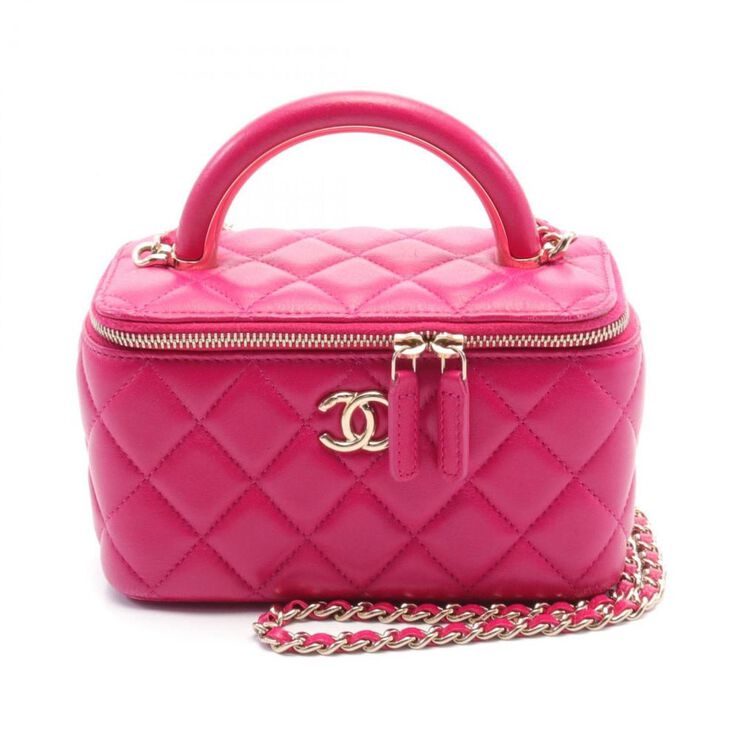 Chanel Vintage Chanel Handbag Pink