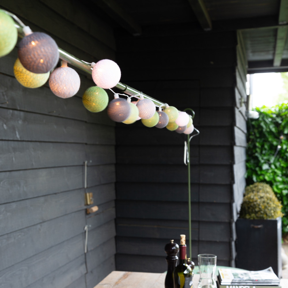 Cotton Ball Lights Outdoor extension kit lichtslinger - Verde