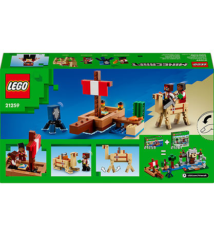 LEGO® Minecraft - Die Piratenschiffreise - 21259 - 166 Teile