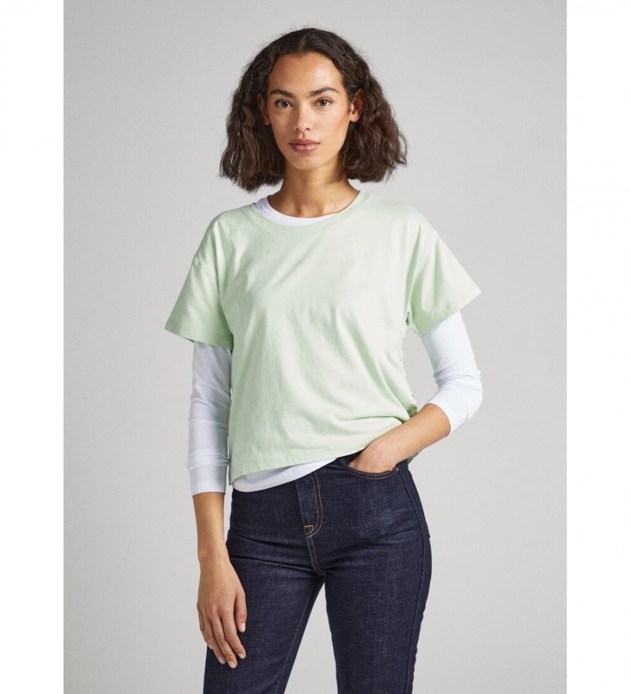Pepe Jeans Camiseta Verde Aurore