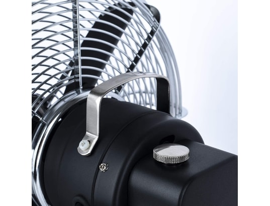 H.KOENIG - Ventilateur de table Ventilateur joe50 noir, ventilateur électrique rétro vintage...