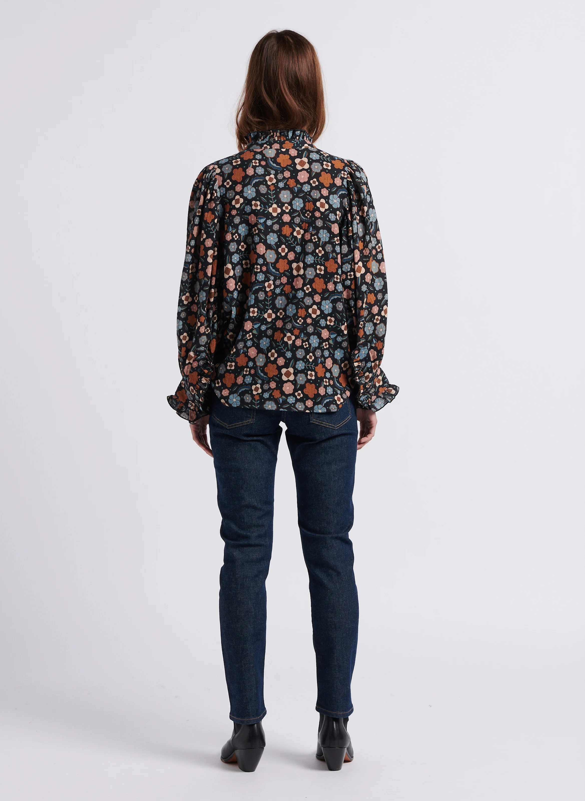 CRYSTAL - Jean slim en coton mélangé | Bleu