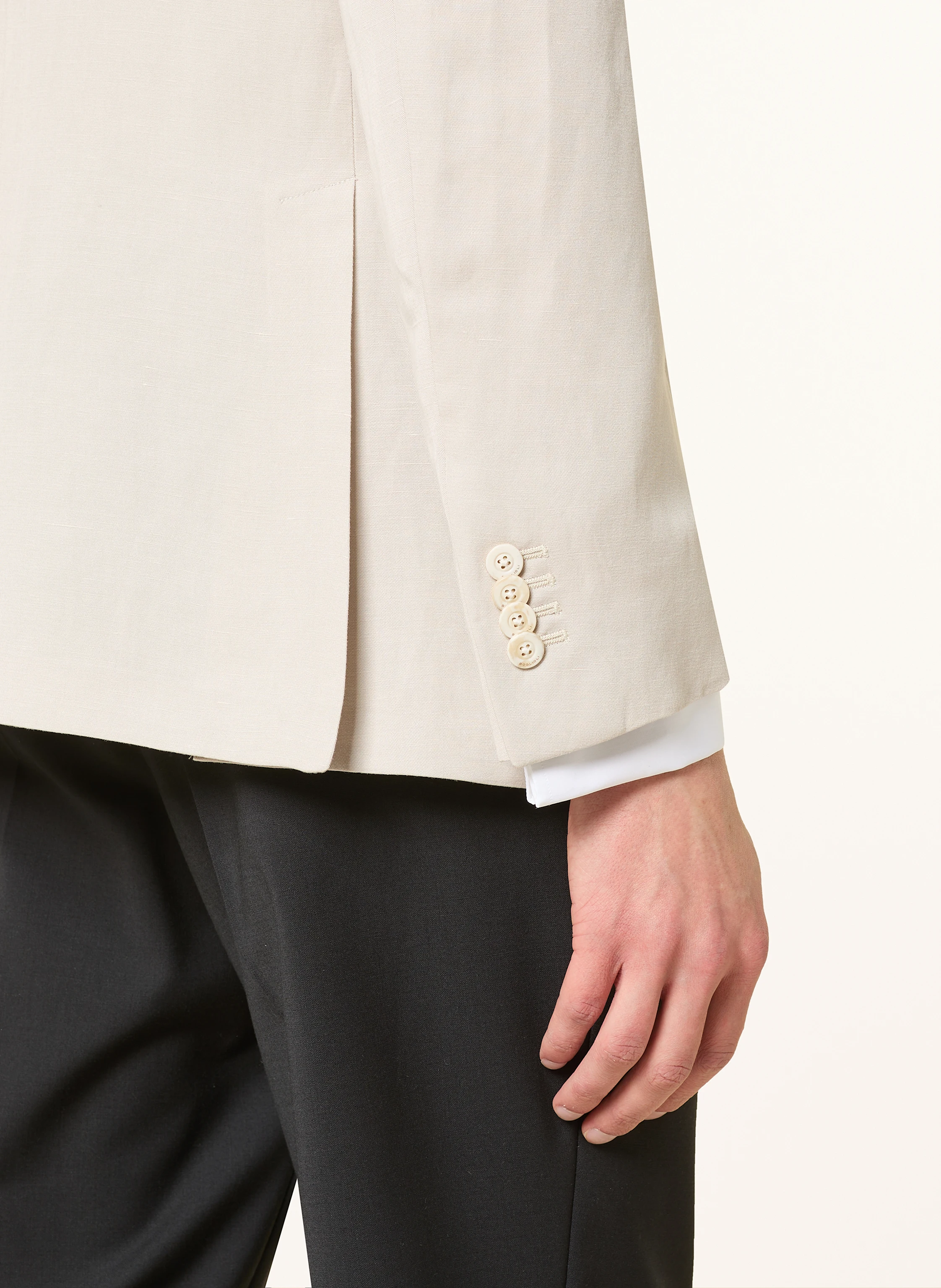 BOGLIOLI Sakko Extra Slim Fit mit Leinen