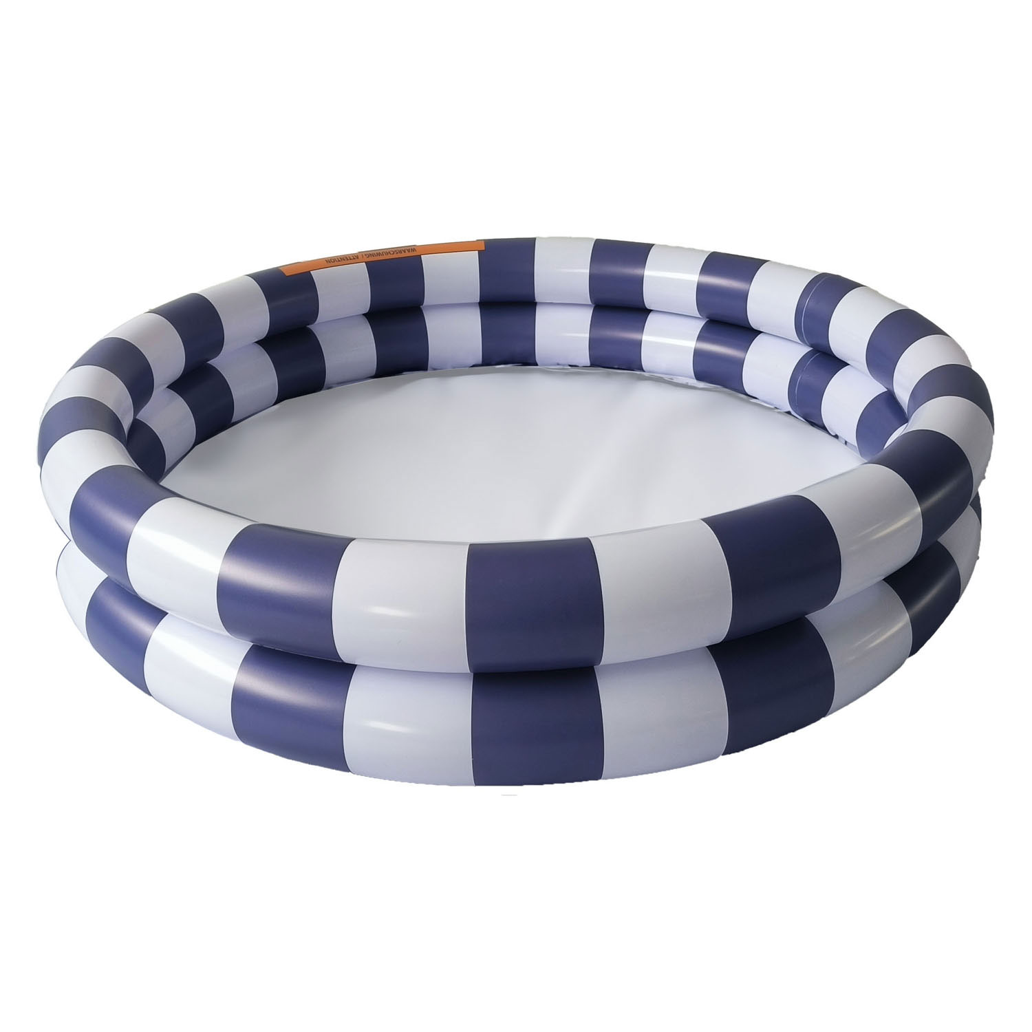 Swim Essentials Kinderzwembad Blauw Wit Gestreept, 100cm