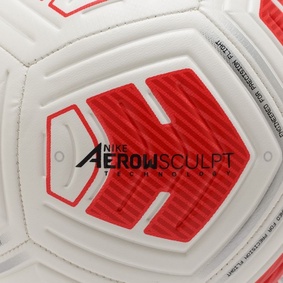 Nike Ballon Strike Team 290G - Blanc/Rouge/Argenté