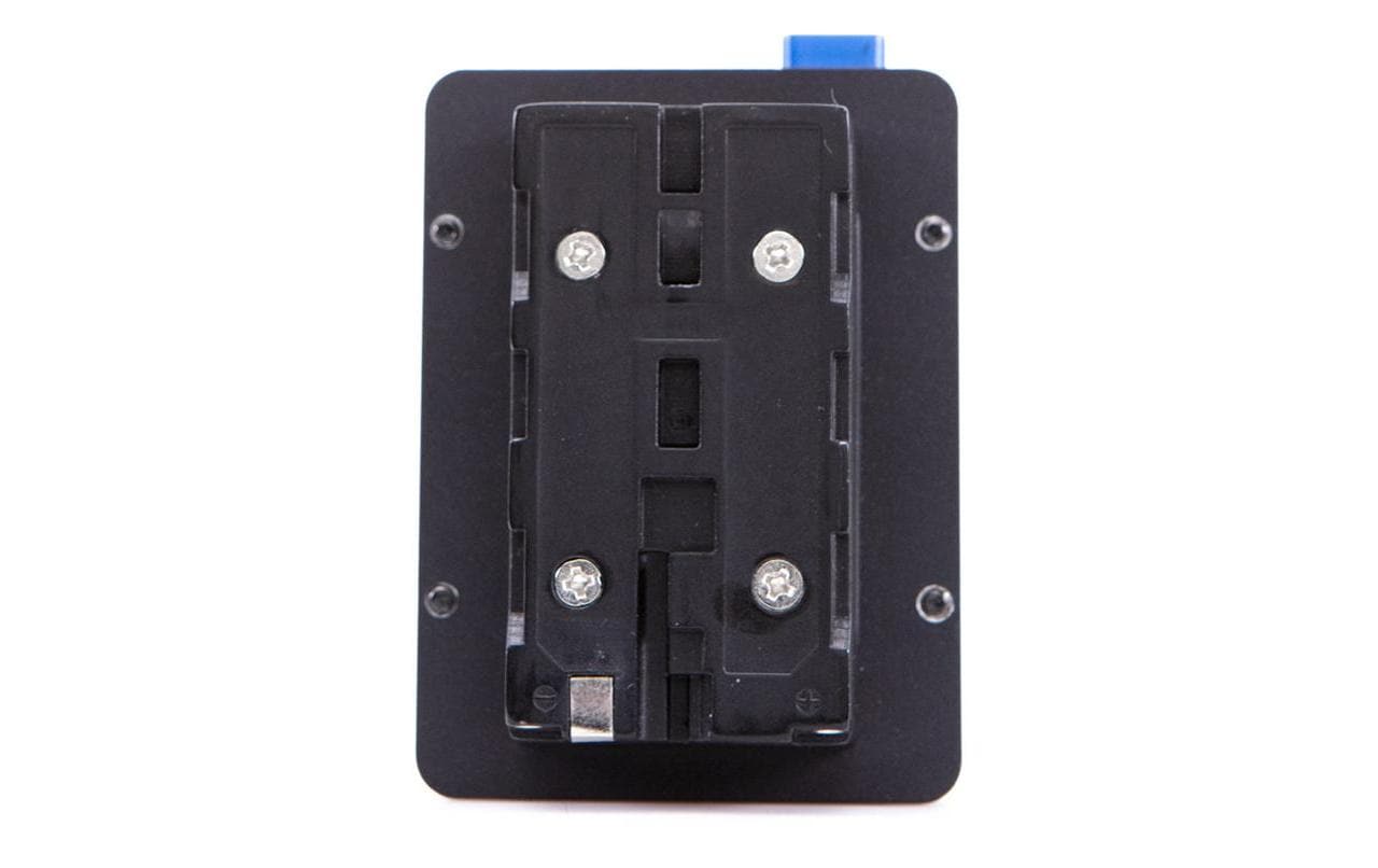 Nano V-Mount zu NP-F Platte (14.8 V)Batteriekonverterplatte zur Verwendung von NP-F Geräten mit NANO V-Mount Batterien