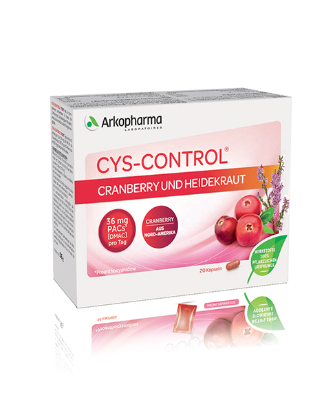 CYS-CONTROL Kaps Cranberry und Heidekraut Blist 60 Stk<br>60 Stück, Blister, Kapsel, Cranberry und Heidekraut