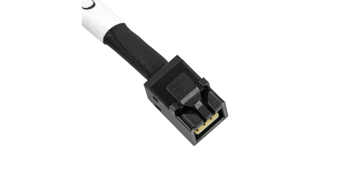 SilverStonemini-SAS-adapterkabel SFF 8643 naar SFF-8087  (Zwart, 60cm)