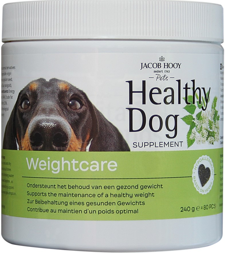 Jacob Hooy Healthy Dog Weightcare (80 stuks)