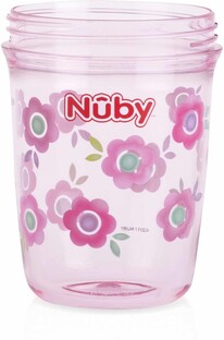 Nuby Wonderbeker Roze 6m  240ML