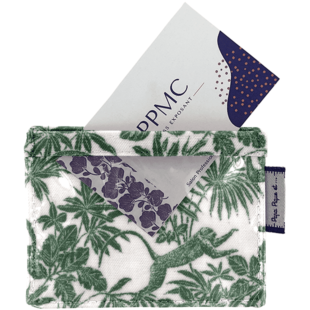 Porte Badge Jungle Vintage
