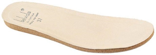 Kork-Fussbett mit Latexeinlage 9909 /0 neutral