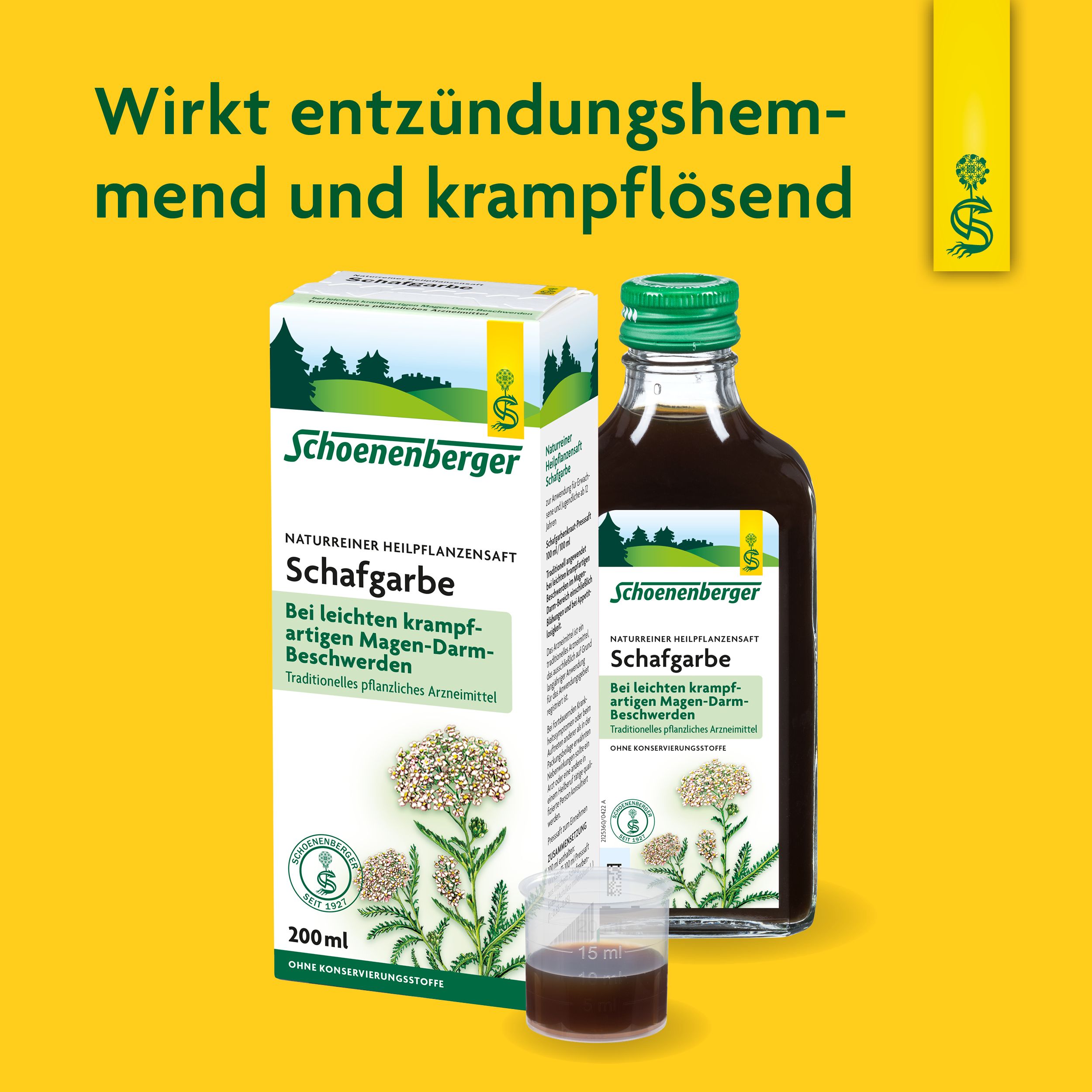 Schoenenberger® naturreiner Heilpflanzensaft Schafgarbe