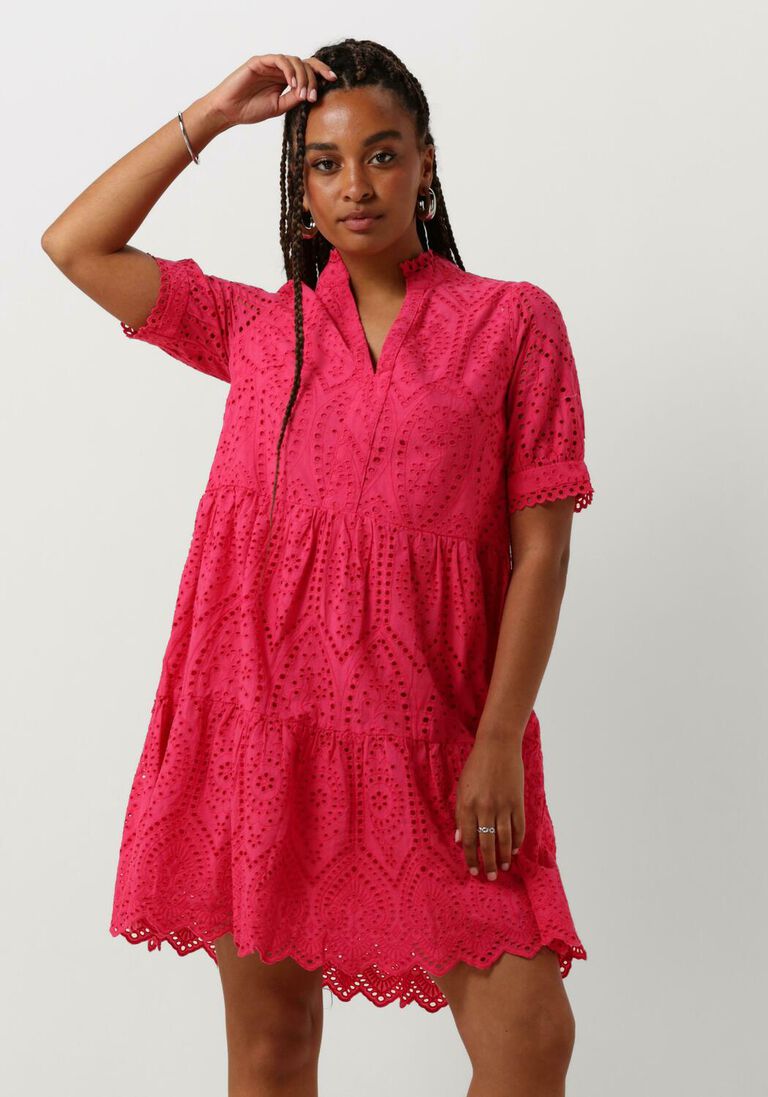 Y.A.S. roze y.a.s. mini jurk yasholi ss dress s.