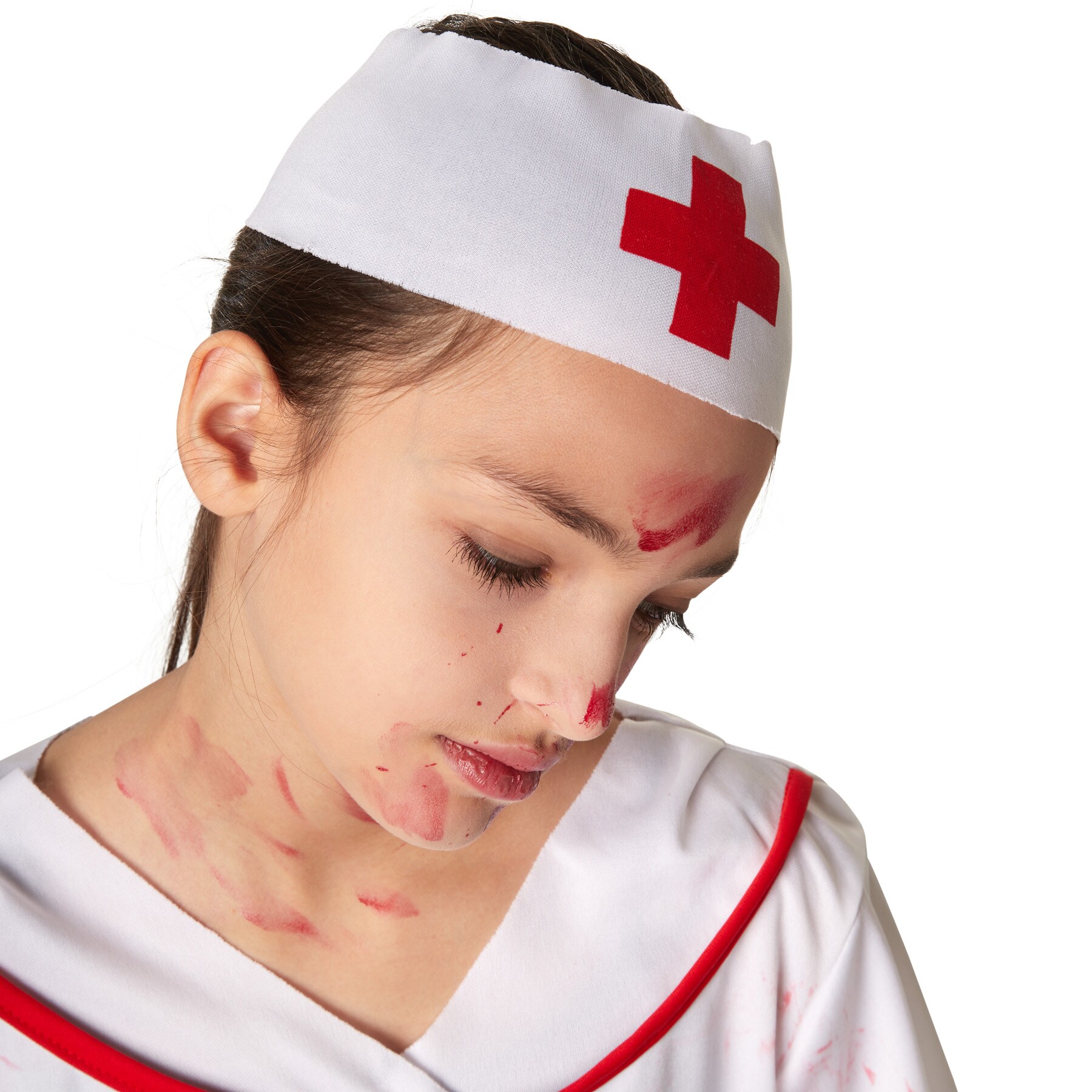 tectake® Mädchenkostüm Gruselige Krankenschwester