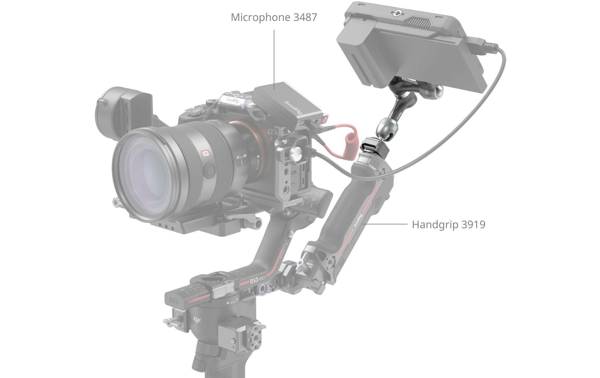 HawkLock H21 Schnellspanner Rosette Magic Arm (7“)Zur Befestigung eines Monitors, einer Leuchte oder eines Zubehörteils an der Kameraausrüstung