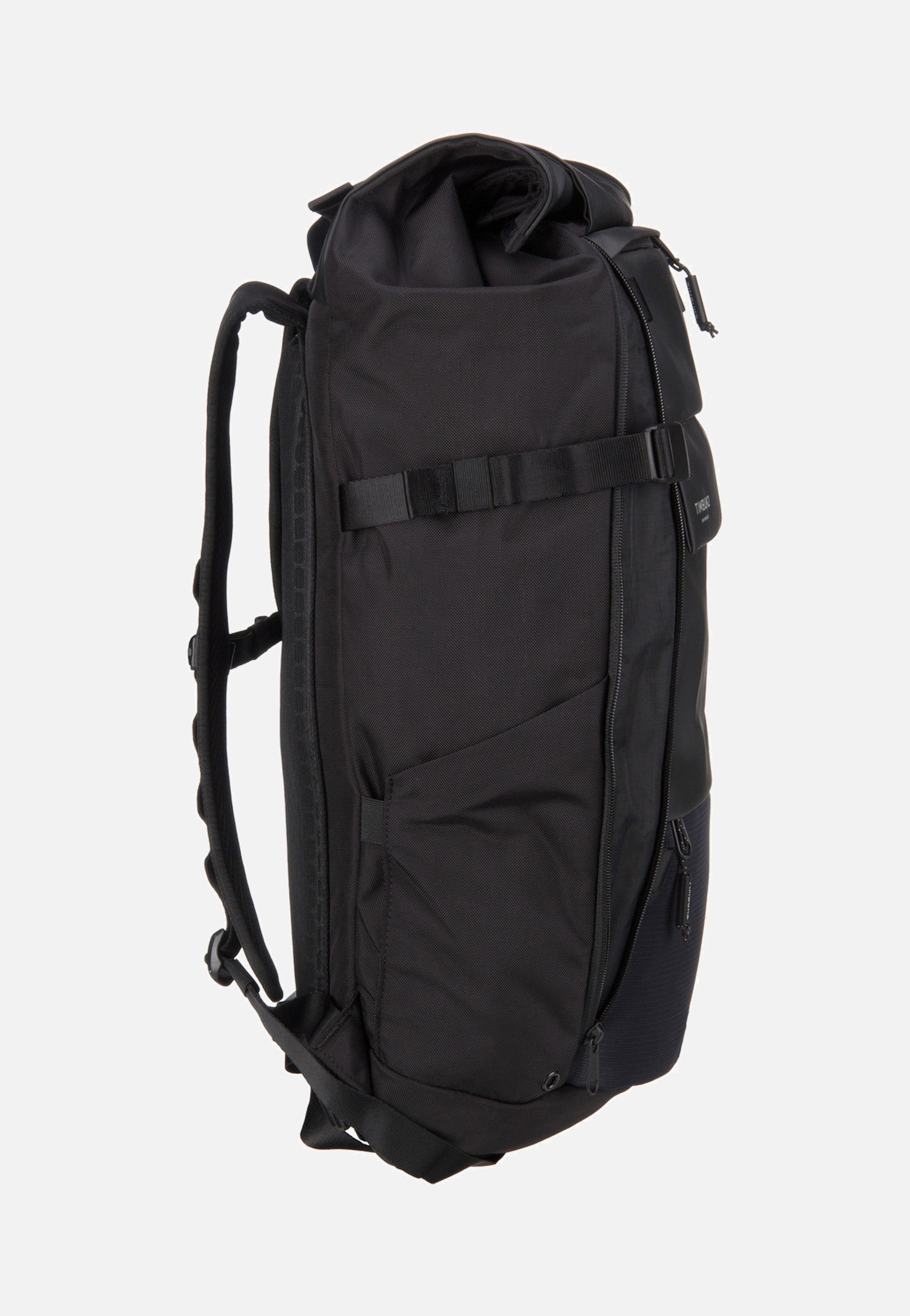 Clark Pack Jet Black - Rolltop Rucksack