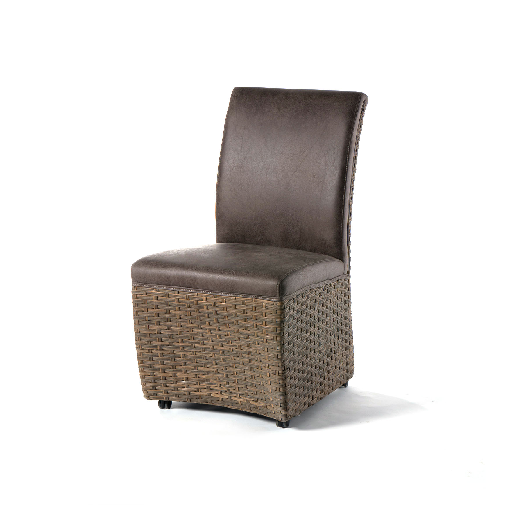 Stuhl 'Gent', natur-braun, B 51 cm, H 95 cm, L 56 cm von fischer's lagerhaus