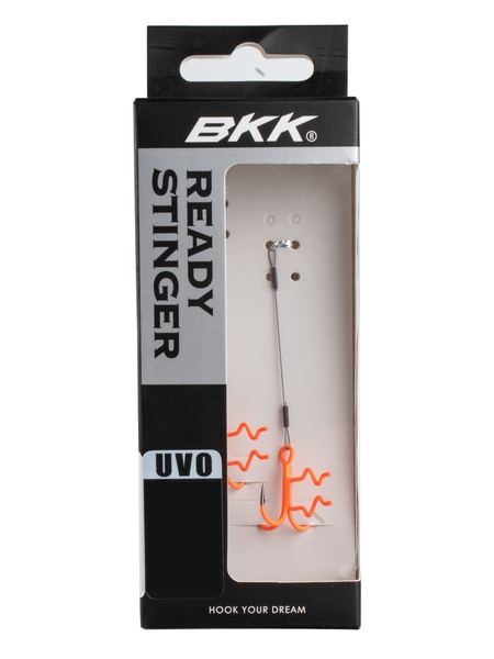 BKK Assit Spear Softbait Stinger HD 7x7 Wire Pike UVO (2 Pièces)