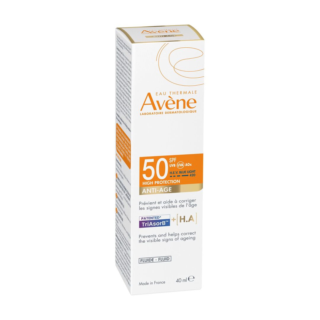 AVENE  Protetor Solar Fluído Anti-Idade SPF50 - 40ml