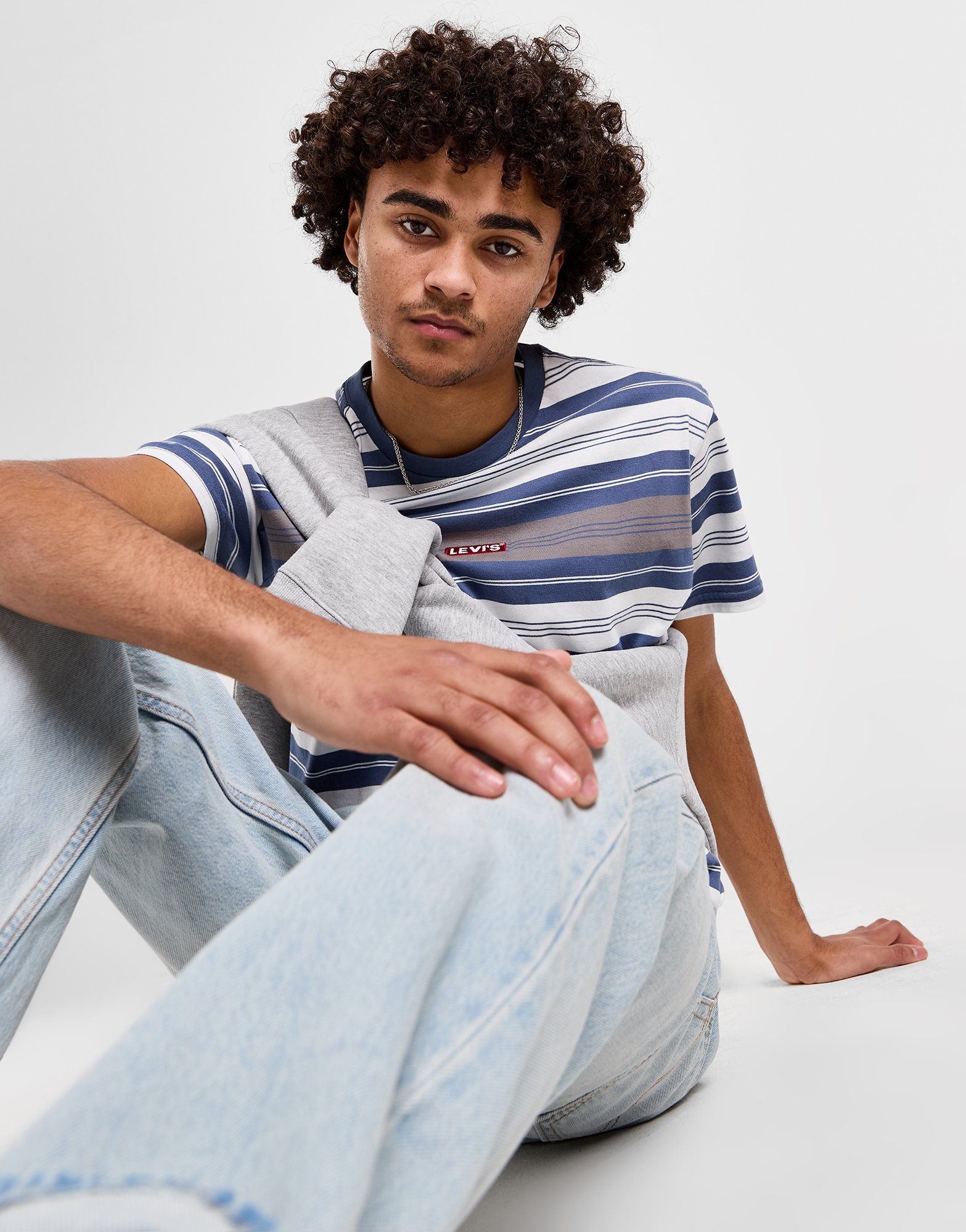 LEVI'S T-shirt Stripe Baby Tab Homme