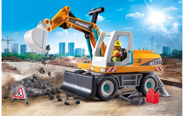 Playmobil® Spielbausteine »Action Heroes Grosser Bagger 71749«