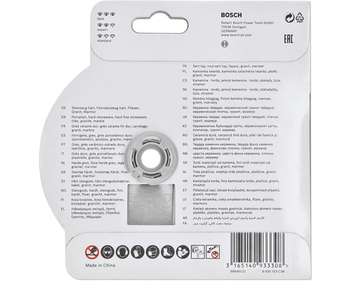 Bosch Best for Ceramic diamantdoorslijpschijf Ø 125x22,23 mm, X-LOCK opname